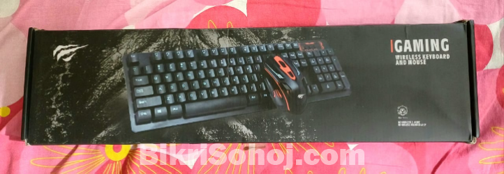 Havit Wireless Gaming Keyboard & Mouse Combo with Bangla